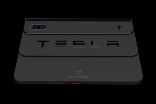 Этот концептуальный смартфон Tesla имеет расширяющийся экран конвейерной ленты