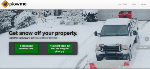 Uber для снегоочистителей носит неудачное название PlowMe