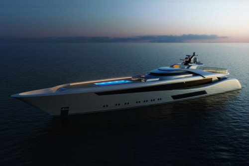 Эта элегантная яхта в стиле Jaguar E-Type с бассейном со стеклянным дном - это новое определение роскоши!